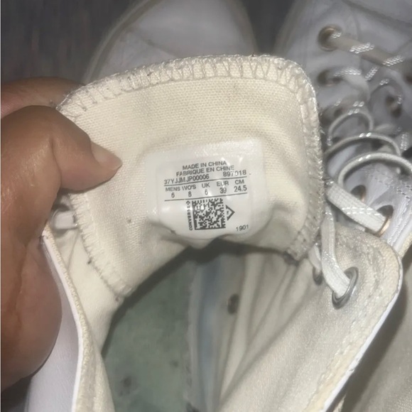 Converse Chuck Taylor All Star leather high tops white - Picture 2 of 6